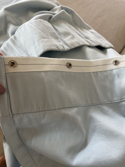 Light Blue Cotton Curtains