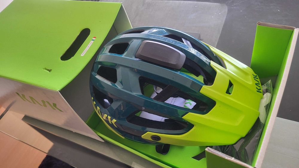 Capacete Kask Rex  -pine green / lime - Tam L