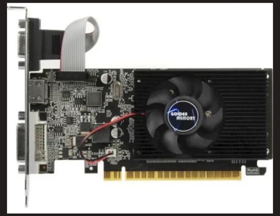 Видеокарта GeForce GT610, Golden Memory, 2Gb GDDR3