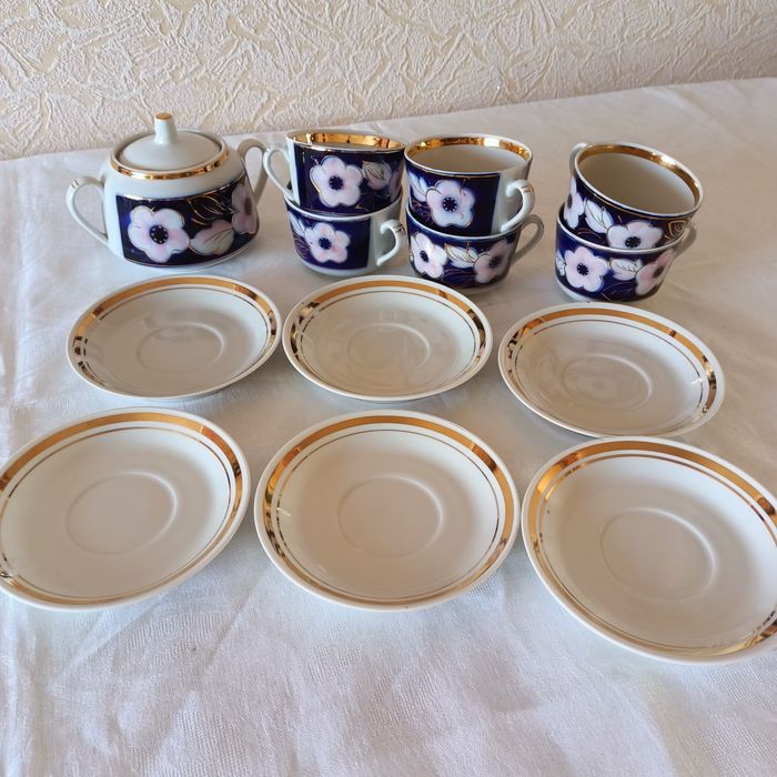 Чайний сервіз городницький фарфоровий завод