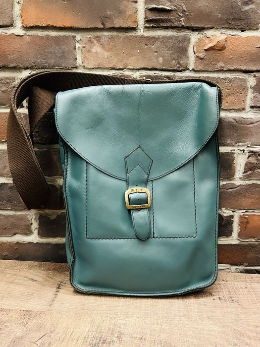 Чоловіча шкіряна сумка месенджер Fly London, ручна робота