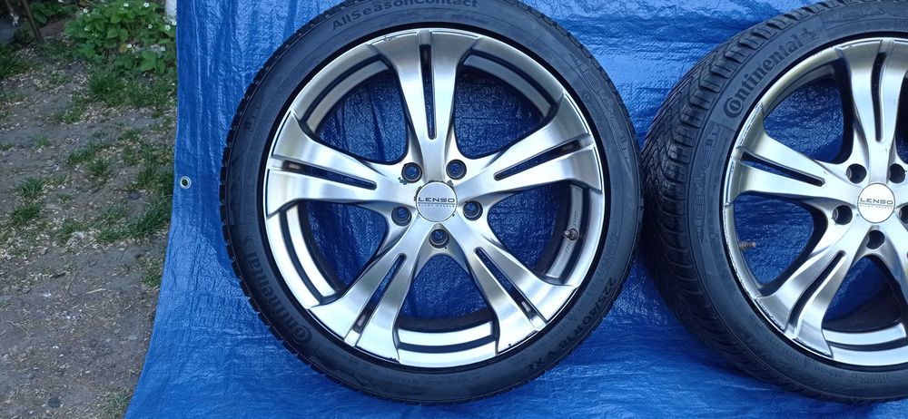 Felgi Koła Aluminiowe 225/40/R18 CONTINENTAL 8mm 5x112 VW AUDI SEAT