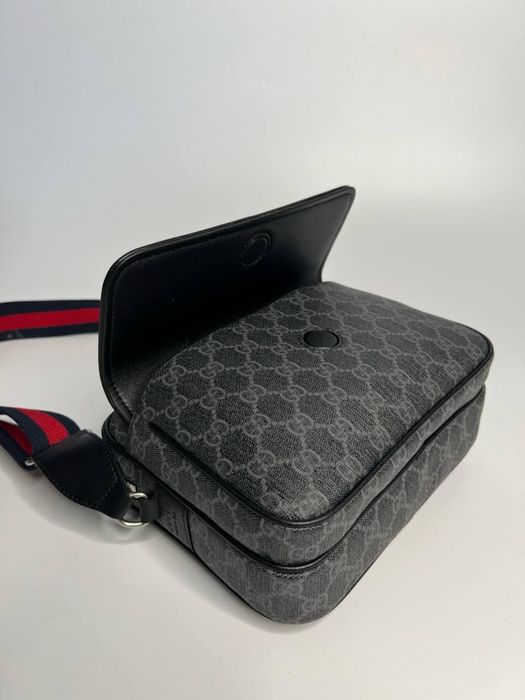 Чоловіча сумка Gucci з натуральної шкіри. Сумка гуччи мужская кожаная