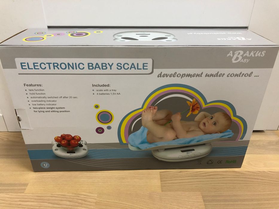Abakus baby waga dla niemowląt ze zdejmowana taca