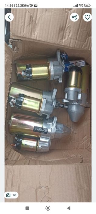 Стартери 2109 21099 2110 нові і бу Bosch Passat  vw Passat, Renault,