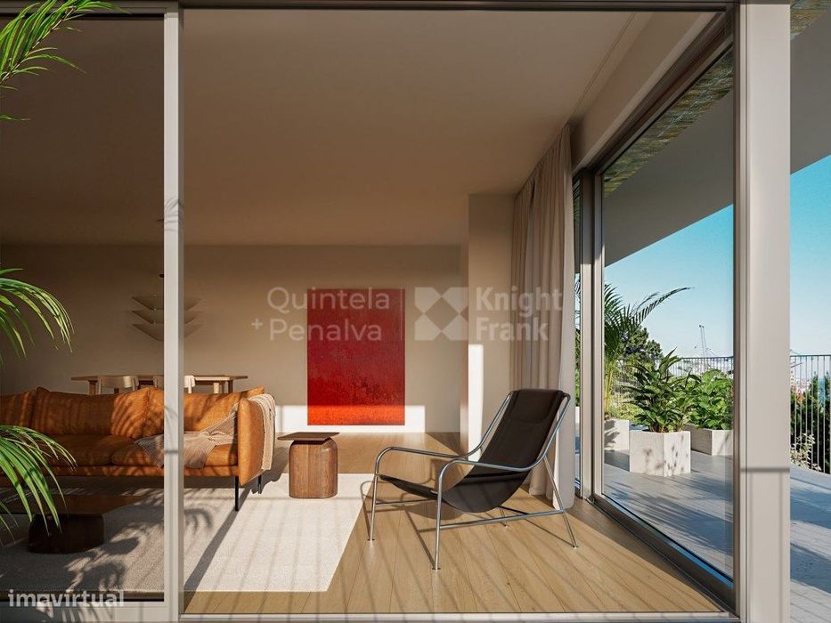 Apartamento T2 com varanda e piscina comum, Setúbal