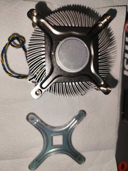 Cooler CPU Intel Socket 775 OEM (HP / Acer) + Backplate