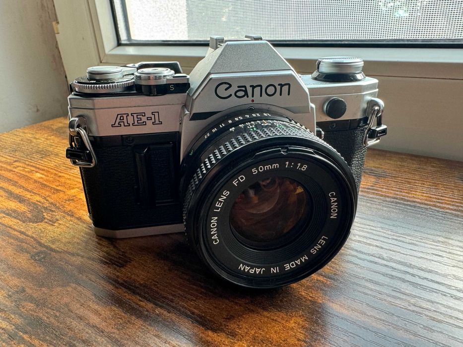 CANON AE-1 シルバー FD 50mm F1.8 #L4 CANON AE-1 シルバー FD 50mm F1.8 #L4 Canon AE-1 Silver
