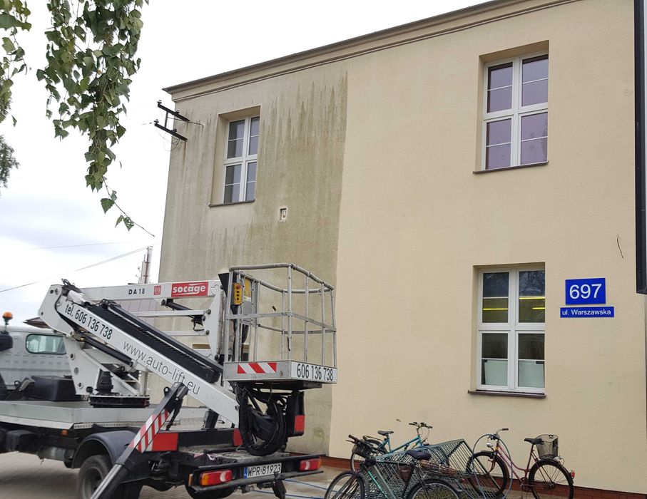 Mycie kostki brukowej Czyszczenie elewacji i dachów + impregnacja