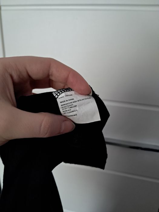 Sukienka czarno biała