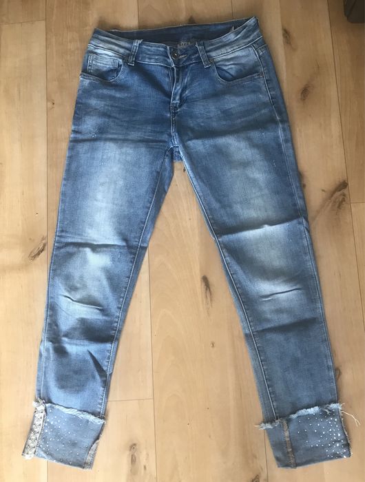 Spodnie jensowe damskie rozm. S/36