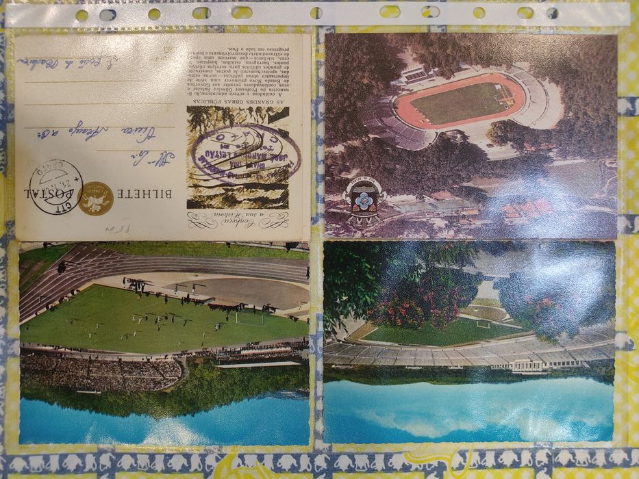 8 postais do estádio Nacional Oeiras