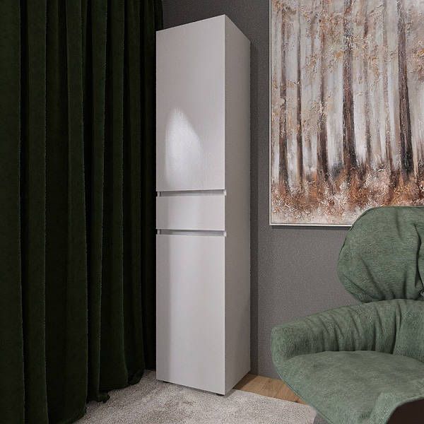 Пенал мебельный, пенал в гостиную, пенал три цвета, пенал с полками,