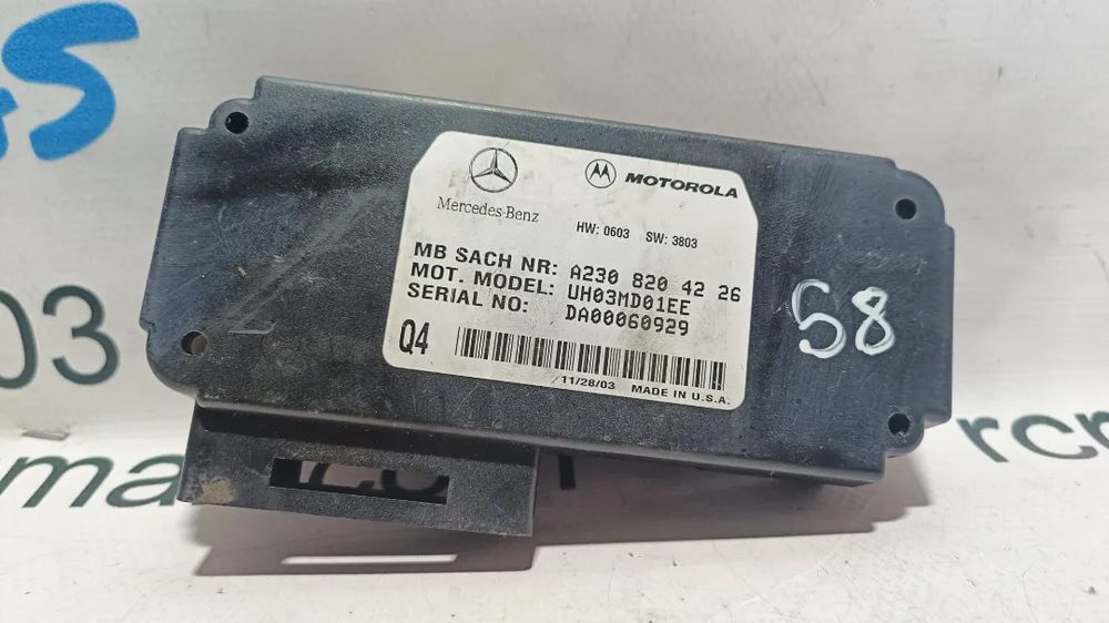 CENTRALINA MODULO ELETRONICO BLUETOOTH TELEFONE MERCEDES BENZ CLASS