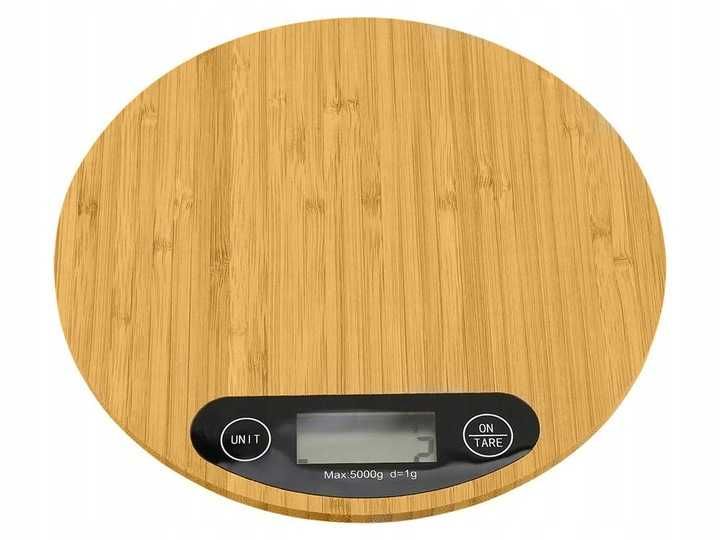 Waga kuchenna drewniana elektroniczna 5 kg 17137