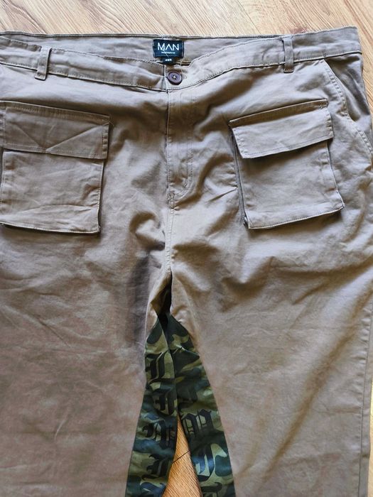 man boohoo spodnie na dużego pana roz 46