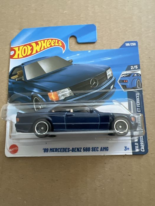 Hot Wheels Mercedes 560 SEC AMG granatowy