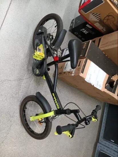 BICICLETA DE CRIANÇA 4-6 ANOS 500 DARK HERO 16 POLEGADAS