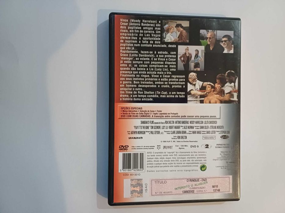 DVD O Ringue, com Woody Harrelson, Antonio Banderas, Lolita Davidovich