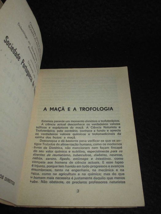 Livro A Maçã Salvação dos Doentes Nicolas Capo 1977