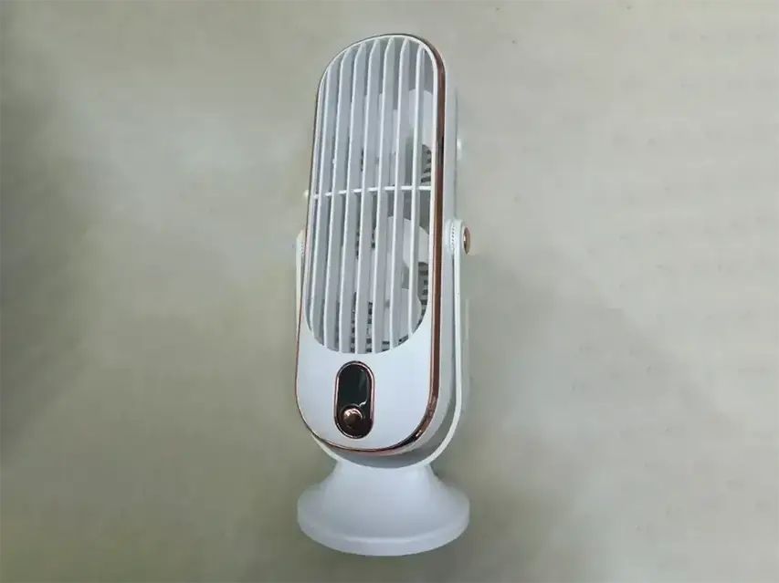 Портативний настільний вентилятор FAN-012 акумуляторний із 5 швидкостями USB-Type C настольный вентилятор