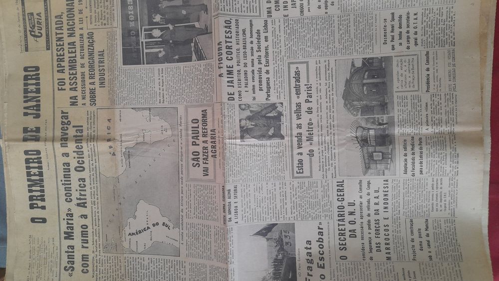 Jornais antigos O Primeiro de Janeiro