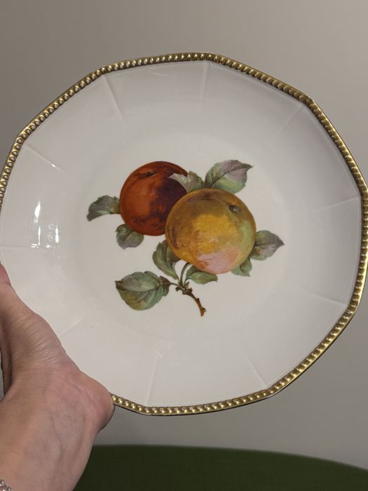 Duza patera porcelanowa w owoce