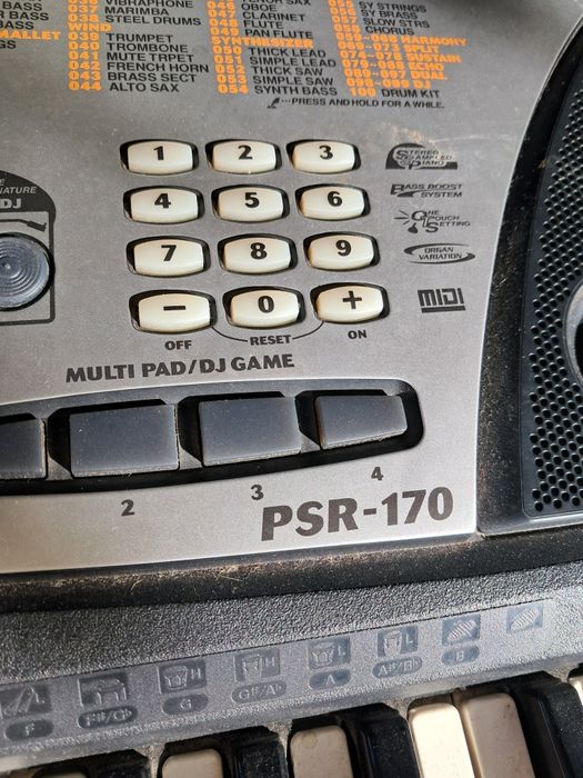 Vendo Piano Yamaha Psr 170