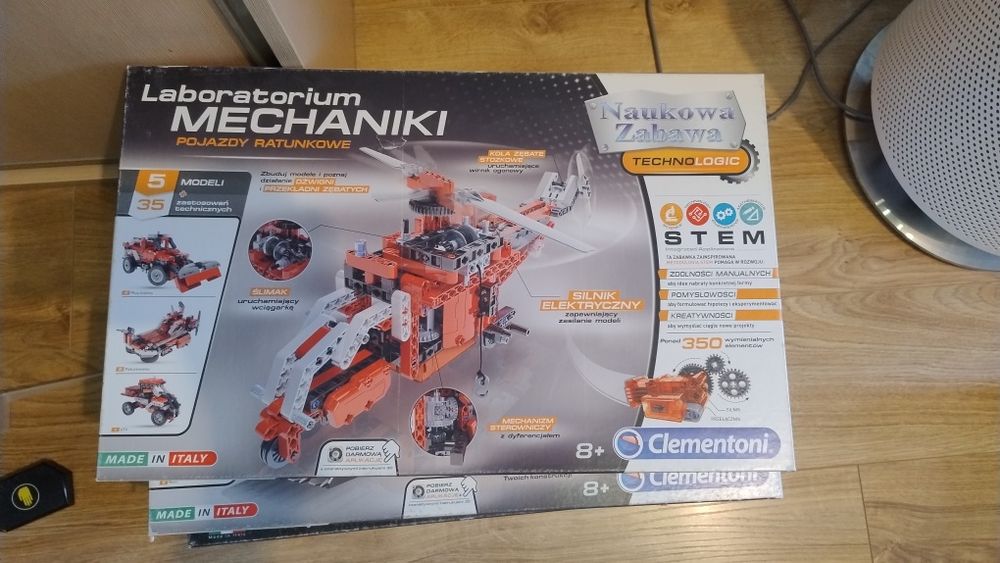 Zestawy do budowania robotów(uszkodzone)