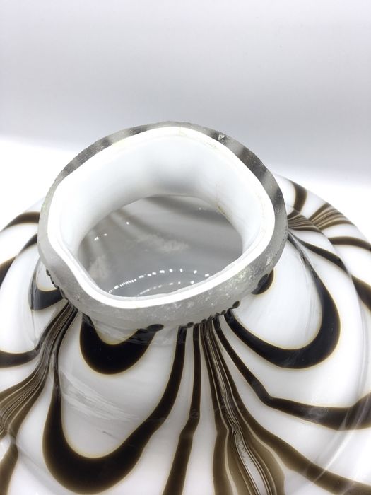 Grande jarra em vidro murano/ opalino antiga