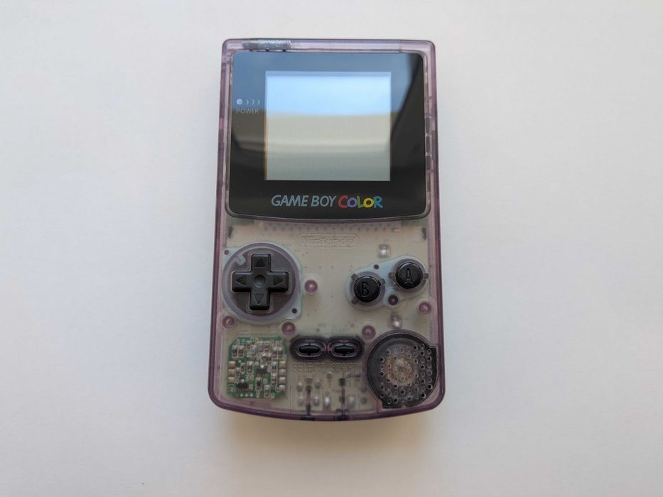 Game Boy Color Roxo Transparente + Caixa