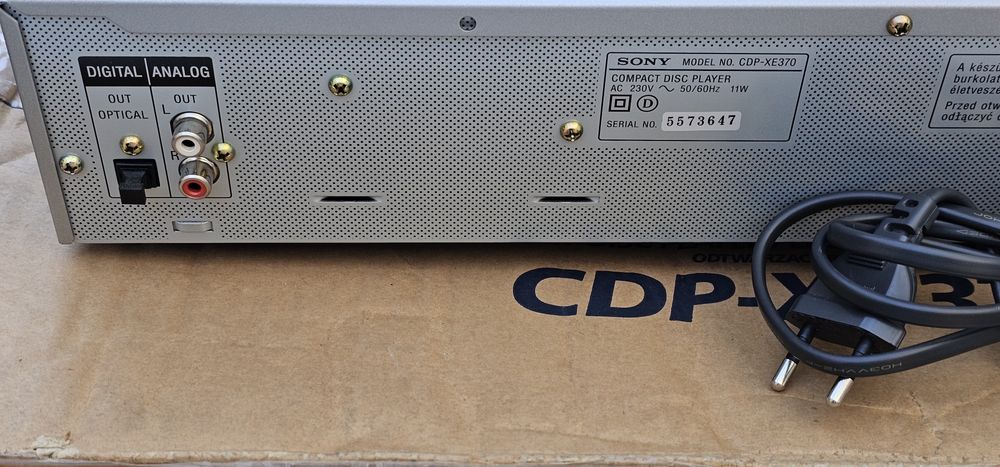 Sony CDP-XE como Novo