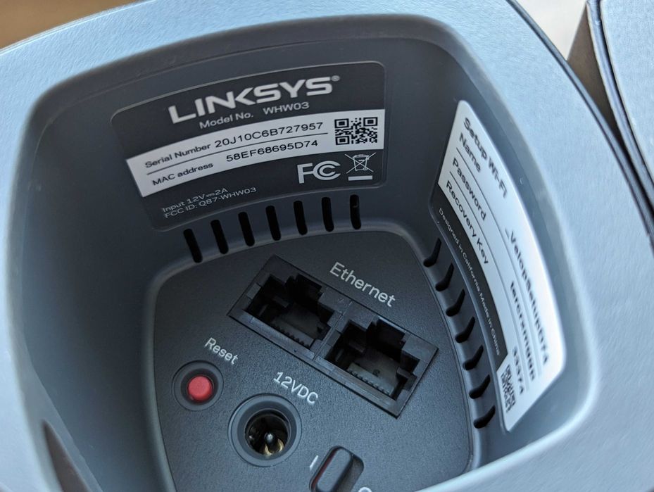 2 роутера Linksys Velop WHW03 Mesh CISCO 3 диап. WiFi гиг USA гарантия