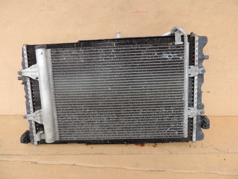 Komplet chłodnic Volkswagen Polo 9N 9N3 02,03,04-09 1.4 BENZYNA
