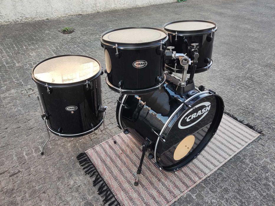 Bateria acústica Crash 4 peças