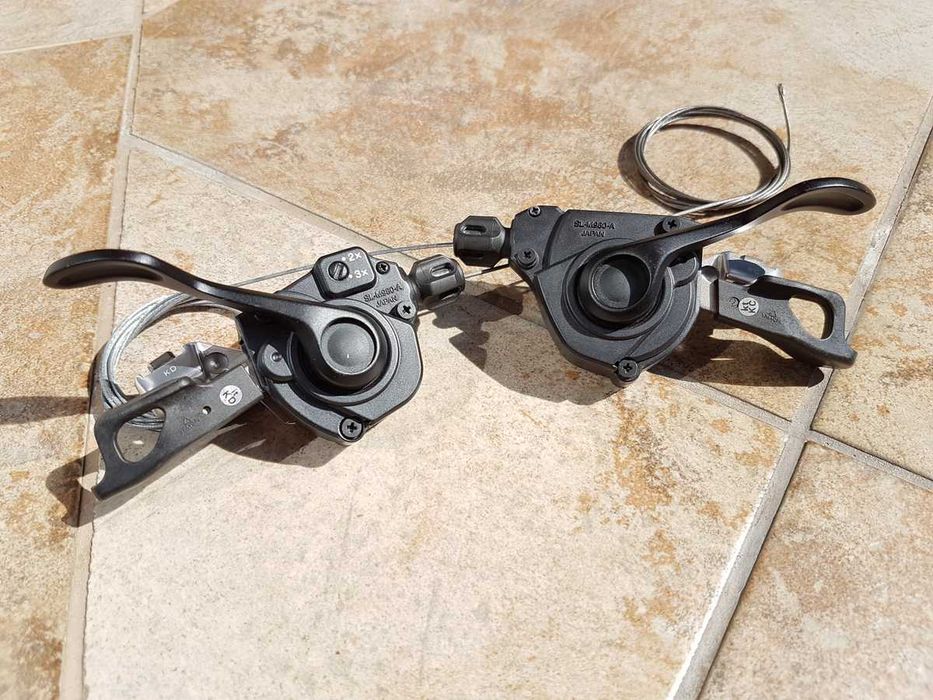 manetki Shimano XTR, SL-M980-A, 2/3x10-speed, trigger, I-Spec A