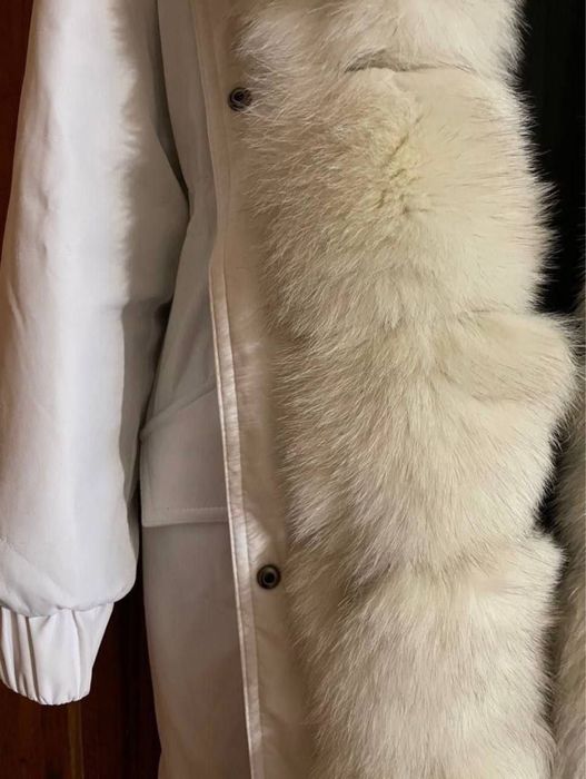 Парка з натуральним хутром