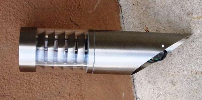 Candeeiros de parede em inox