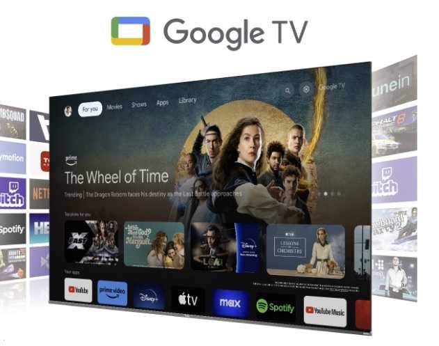 Telewizor TCL 75V6B: LED 4K Wifi, Smart - Google TV HDMI 2.1 DVB-T2,