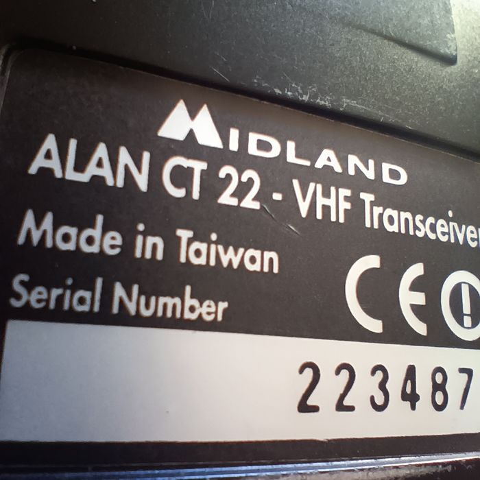 Midland Alan CT 22 VHF radiotelefon