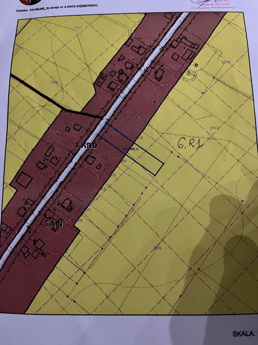 Działka budowlana 2273 m² Dębieńsko możliwość zabudowy 2 domów - Więcej