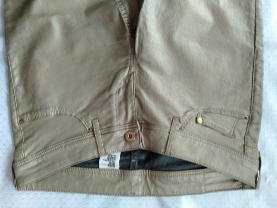 Spodnie  damskie złote H&M S/M