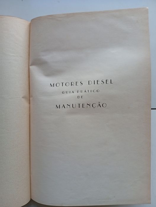 Livro técnico antigo – Motores Diesel