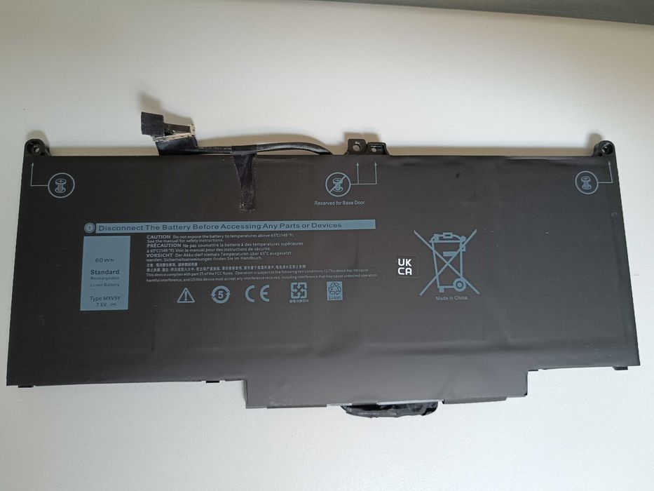 Bateria ANTIEE MXV9V com cabo para DELL Latitude ou Inspirion