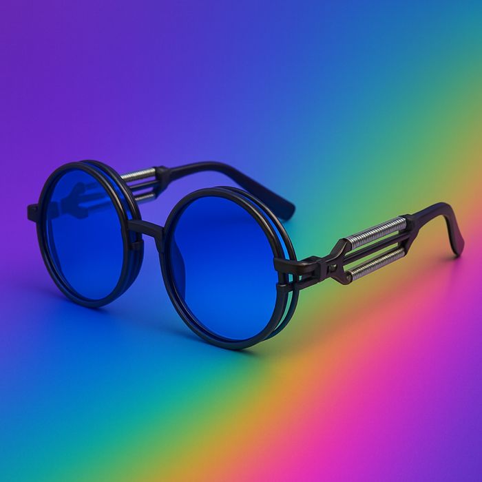 Вінтажні окуляри в 3х кольорах