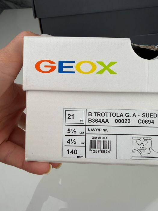 Детские теплые сапожки Geox Trottola 20/21/22/23/24/25/26р