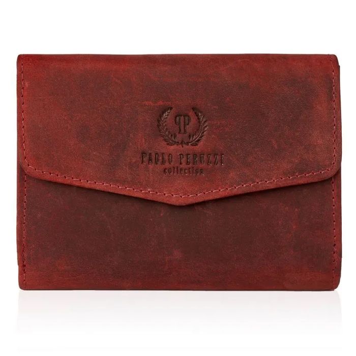 portfel damski vintage skórzany paolo peruzzi skóra