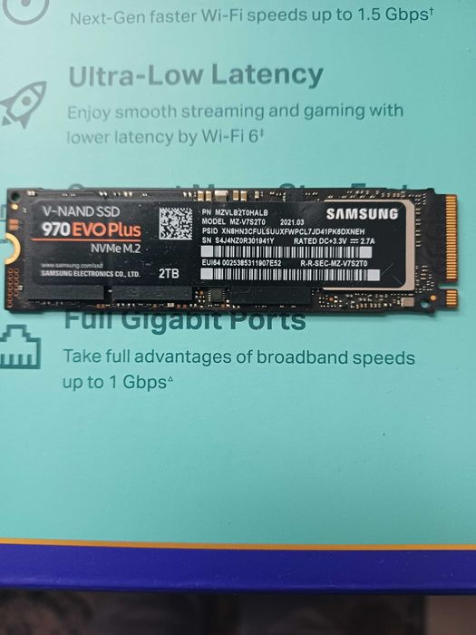 Dysk Samsung 970 EVO PLUS 2 TB V-NAND SSD