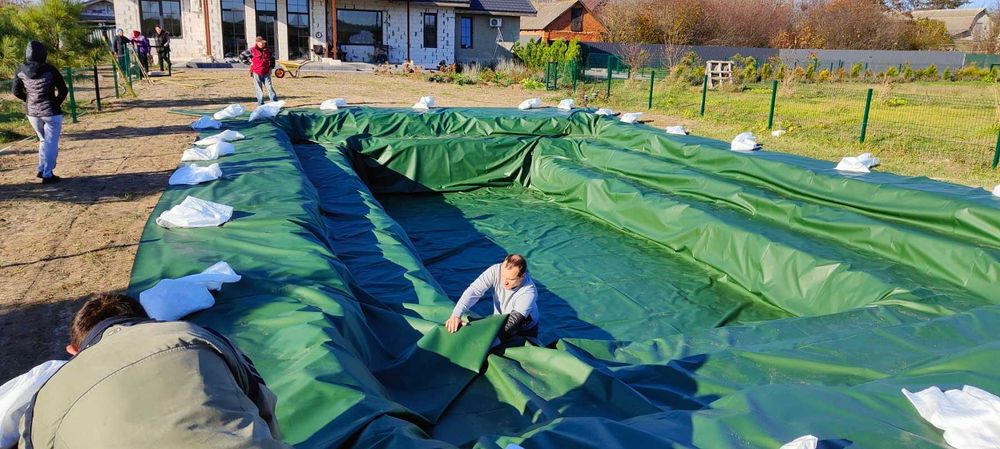 Плівка для водойми,плівка пвх для озера,плівка для басейну,пвх плівка