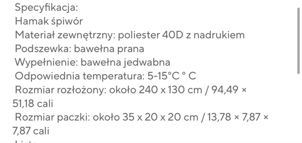 Podpinka pod hamak Traveller underquilt moro